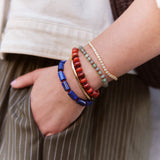 Darcy Semi-Precious Beaded Bracelet Set - Deep Multi