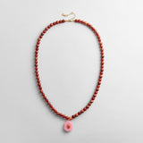 Janelle Semi-Precious Necklace - Red Jasper