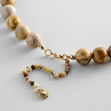 Mini Jane Semi-Precious Beaded Necklace - Coral Jade
