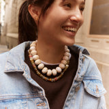 Joan Semi-Precious Necklace - Ivory