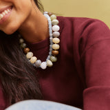 Joan Semi-Precious Necklace - Light Earth Tones