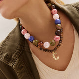 Jane Beaded Necklace - Dusk Multi