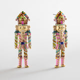 On Guard for Christmas Earrings
