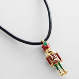 Toy Soldier Nutcracker Pendant Necklace