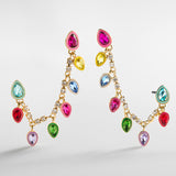 Oh Watt Fun Cuff Chain Earrings