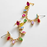 Oh Watt Fun Cuff Chain Earrings