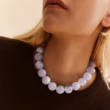 Jane Beaded Necklace - Light Blue