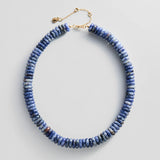 Amaris Semi-Precious Beaded Necklace - 18mm/Lapis