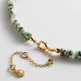 Amaris Semi-Precious Beaded Necklace - 6mm/Striped Agate