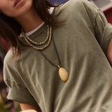 Chase Semi-Precious Pendant Necklace - Neutral