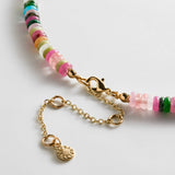 Amaris Semi-Precious Beaded Necklace - 6mm/Pastel