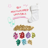 Kids DIY Christmas Stocking Craft Kit - White Stocking