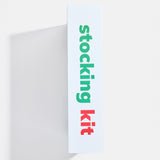 Kids DIY Christmas Stocking Craft Kit - Red Stocking