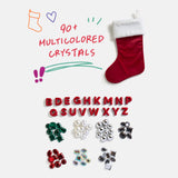 Kids DIY Christmas Stocking Craft Kit - Red Stocking