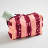 Striped Take It Away Custom Storage Pouch - Currant