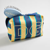 Striped Take It Away Custom Storage Pouch - Juniper
