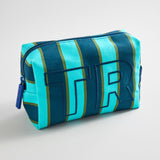 Striped Take It Away Custom Storage Pouch - Peacock