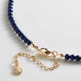 Mini Semi-Precious Custom Necklace  - 4mm Beads / Lapis