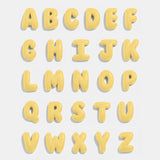 Knotty Enamel Initial Custom Bracelet - Brown / Butter Yellow