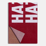 Ombre Name Custom Blanket - Maroon/White