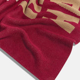 Ombre Name Custom Blanket - Maroon/White