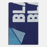 Ombre Name Custom Blanket - Navy/Blue