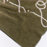 Script Ombre Name Custom Blanket - Olive/Pink