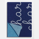 Script Ombre Name Custom Blanket - Navy/Blue