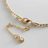 Monogram Cluster Custom Charm Necklace - Gold/Pavé