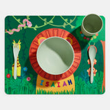 In the Jungle Kids' Custom Placemat - Multi