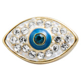 Pave Evil Eye Bead