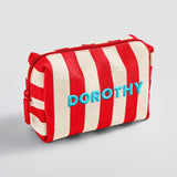 Striped Take It Away Custom Name Storage Pouch - Riviera