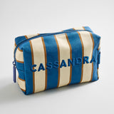 Striped Take It Away Custom Name Storage Pouch - Nightfall