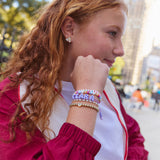 Gloss Pop Kids' Custom Name Bracelet - Purple