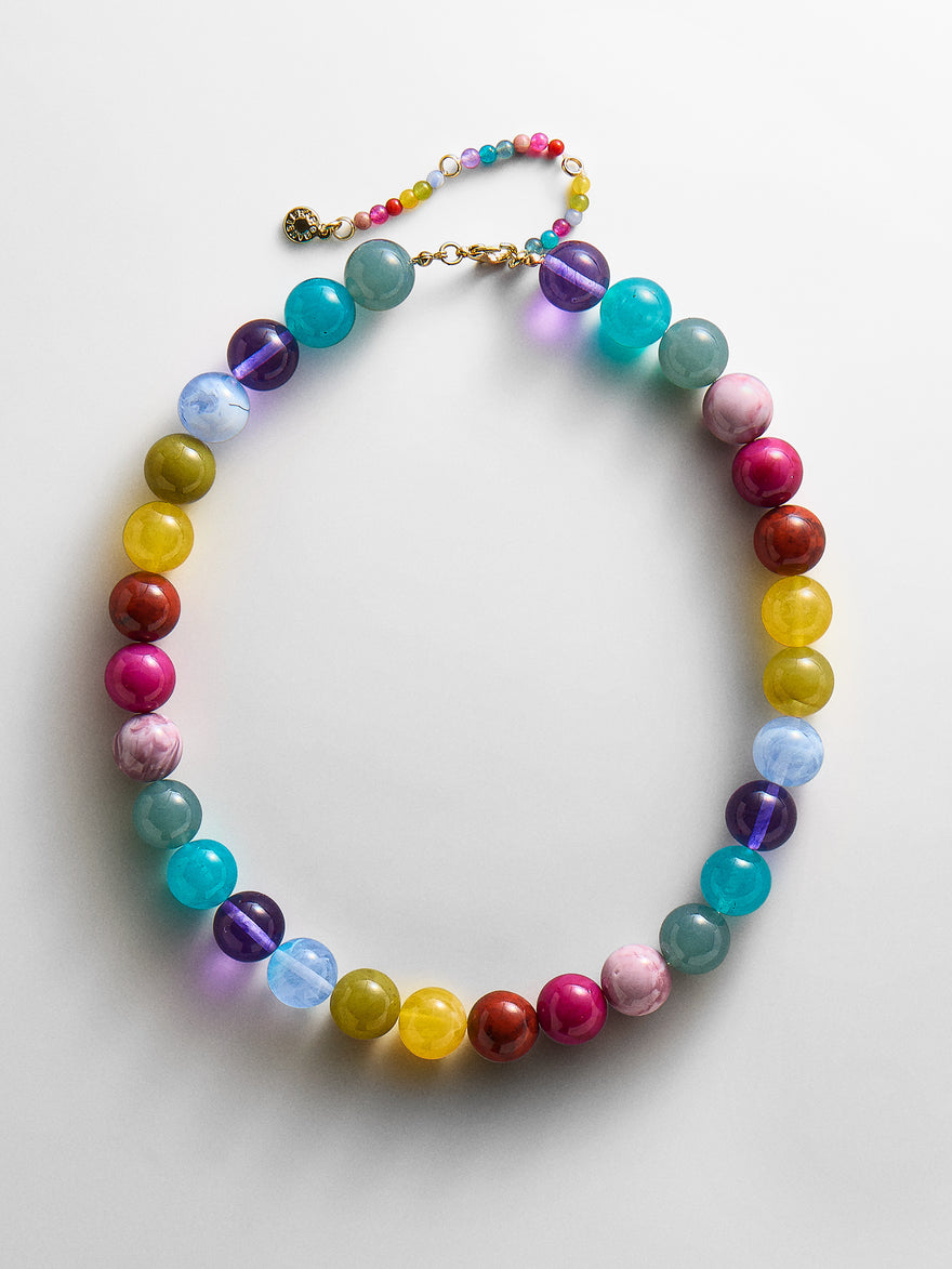 Mini Jane Beaded Necklace - Multi