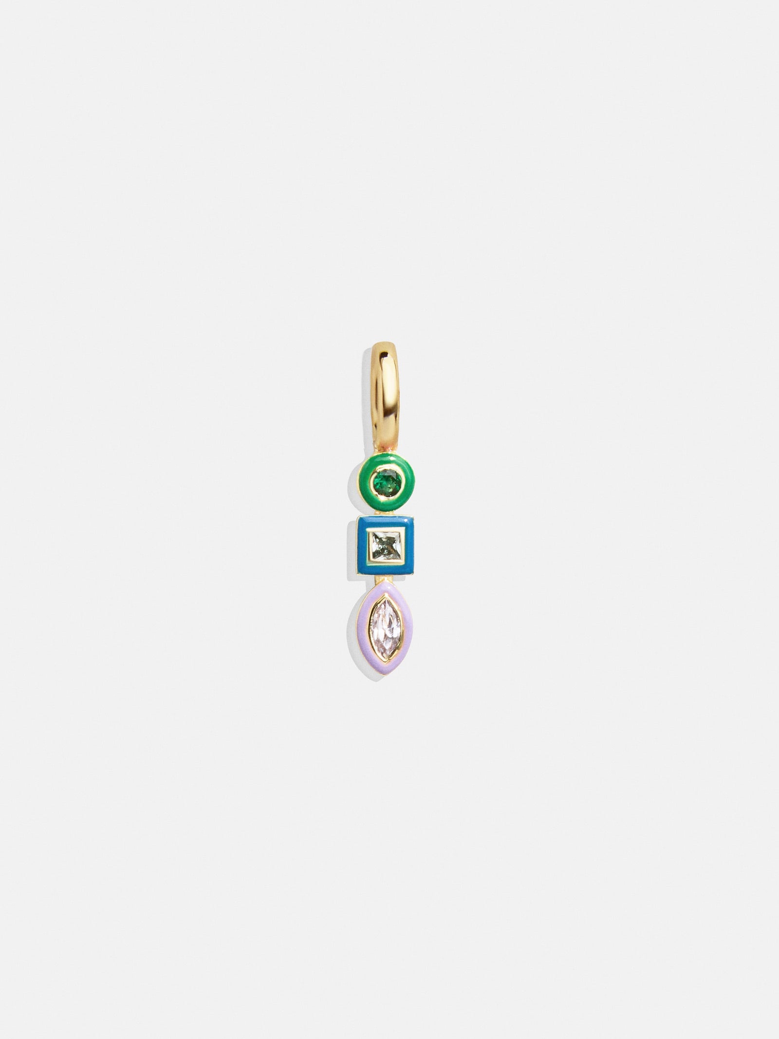 Jeweled Cluster Charm - Multi/Gold