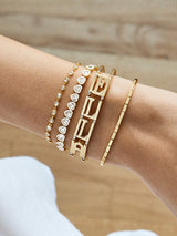 BaubleBar East West Custom Bracelet - Gold - 
    Customizable bracelet
  
