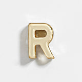 Gold Alpha Letter Bead - Gold