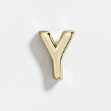 Gold Alpha Letter Bead - Gold