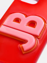 BaubleBar Block Font Custom iPhone Case - Bright Red/Pink - 
    Enjoy 20% off - This Week Only
  
