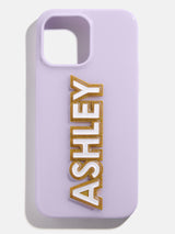 BaubleBar Block Font Custom iPhone Case - Lavender/White - 
    Enjoy 20% off - This Week Only
  
