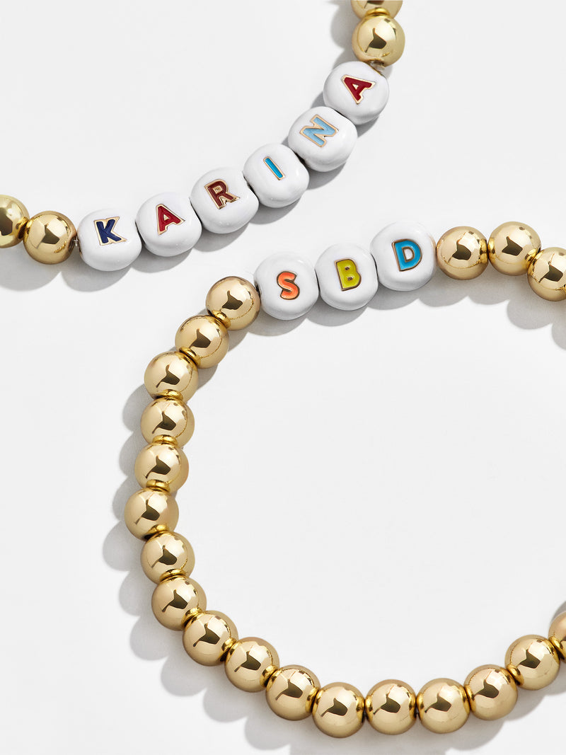 BaubleBar Custom Pisa Bracelet - White/Multi - 
    Custom nameplate pisa bracelet
  
