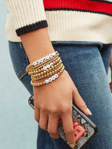 BaubleBar Custom Pisa Bracelet - White/Multi - 
    Custom nameplate pisa bracelet
  
