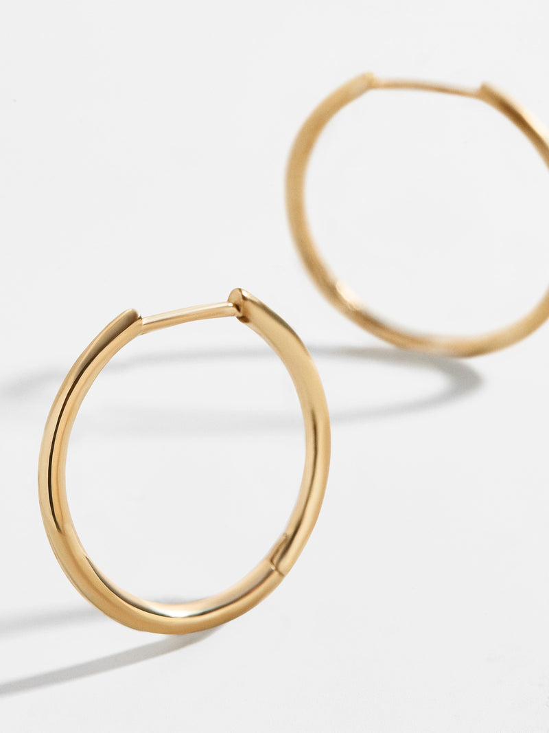 BaubleBar Gold - 18K Gold Plated Sterling Silver - Offered in multiple sizes
