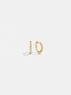 variant:18K Gold Plated Sterling Silver. Pavé Cubic Zirconia Stones