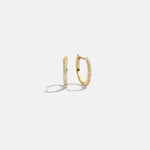 variant:18K Gold Plated Sterling Silver. Pavé Cubic Zirconia Stones