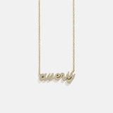 variant:14K Gold Plated Sterling Silver. Pavé Cubic Zirconia Stones