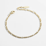 Figaro 18K Gold Bracelet - Gold