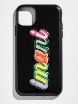 BaubleBar Color Me Happy Custom iPhone Case - Black/Multi - Customizable phone case