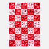 All Smiles Custom Blanket - Pink/Red